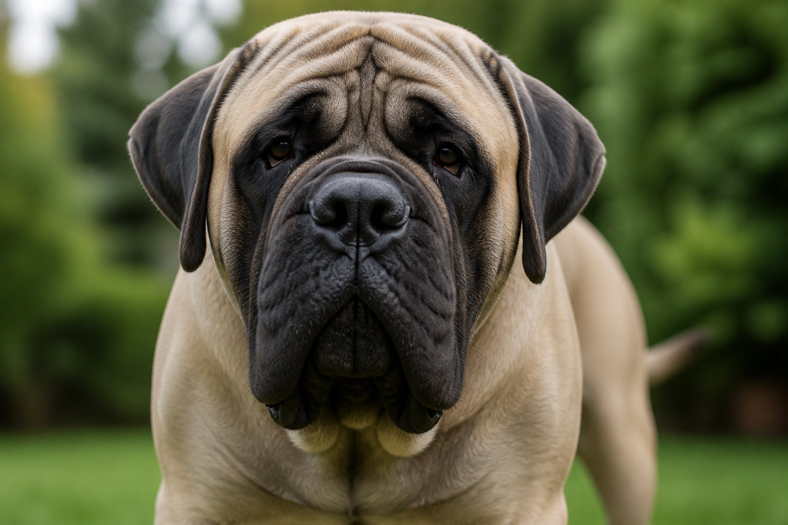 Mastiff : le colosse paisible au gabarit record